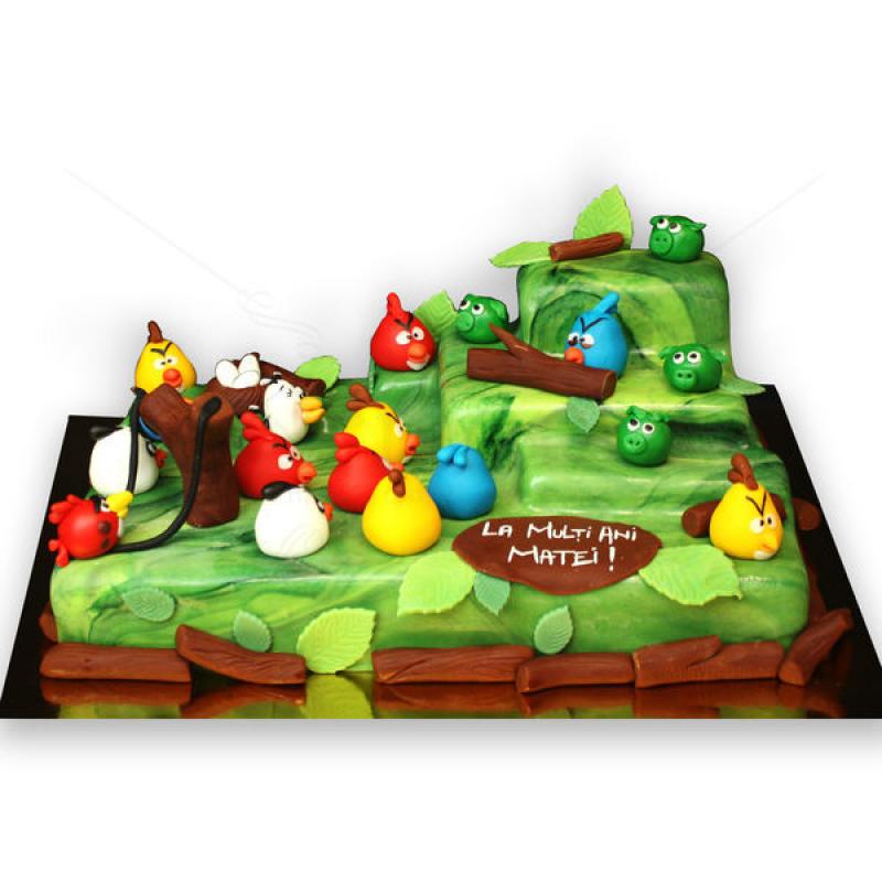 Tort Angry Birds pe etaje