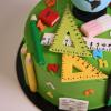 Tort Elemente Scolare si Glob Pamantesc in Frosting-3